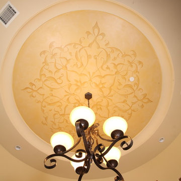 kitchen nook Ceiling art