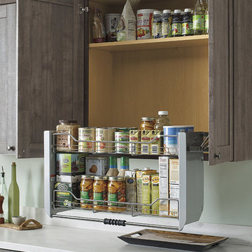 Schrock Cabinets: Pull Down Cabinet Shelf