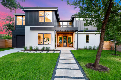 Inspiration for a contemporary exterior home remodel in Austin