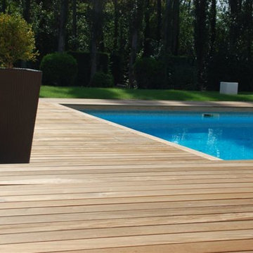 Superbe plage de piscine XXL