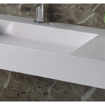 WT-04 Wall Mounted Sink - Matte or Glossy Finish