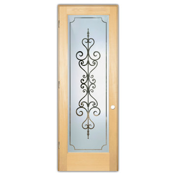 Interior Prehung Door or Interior Slab Door - Carmona - Maple - 24" x 84" -...