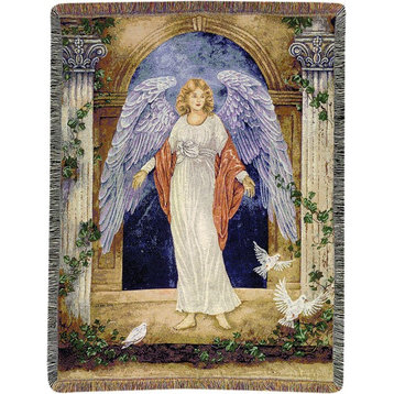 Guardian Angel-Liu-Tapestry Throw