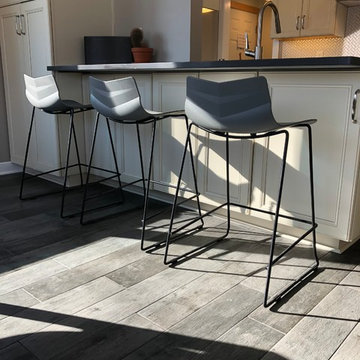 Project 3309-1 Transitional Contemporary Kitchen + Dining Room Remodel Armatage