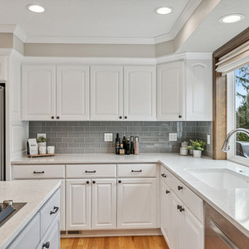 Raleigh Hills Transitional Kitchen & Primary Bath