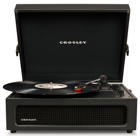 Voyager Bluetooth Vinyl Record Player, Black