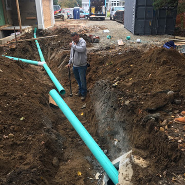 Construction Chronology of a new Luxury Residence in Flower Hill, NY