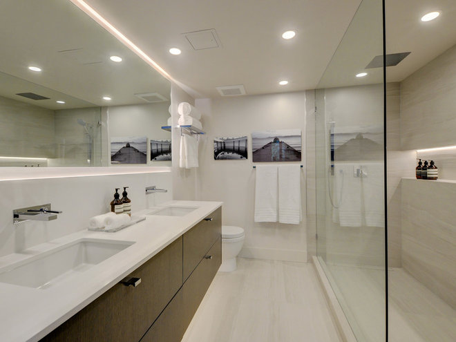石榴设计公司的现代浴室