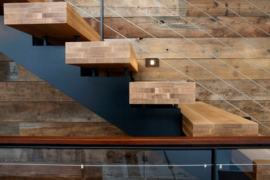 Example of an urban staircase design in Los Angeles