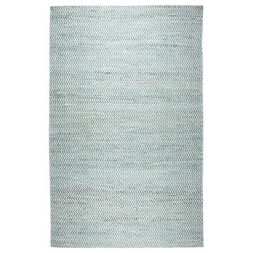 Rizzy Home Ellington EG201A Natural Chevron Area Rug, Rectangular 8'x10'