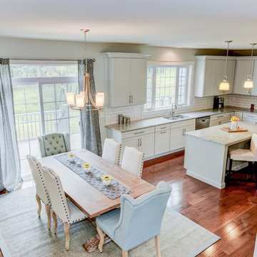 Understated Rustic Elegance in an Open Concept Family Room & Kitchen Project
