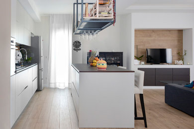 Example of a minimalist kitchen design in Catania-Palermo