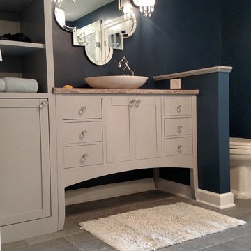 Modern Traditional Bathroom Suite in Raleigh, NC