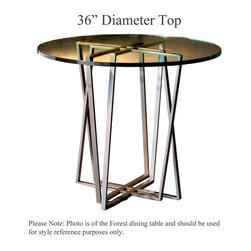 Forrest Bar Height Table with 36in. Diameter Top by Charleston Forge - Indoor Pub And Bistro Tables