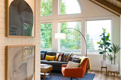 Example of a living room design in Seattle