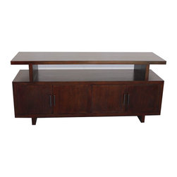 Pasadena Media Console built in Reclaimed Wood - Entertainment Centers And Tv Stands