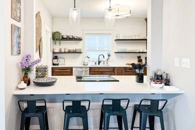 Elegant home bar photo in Kansas City