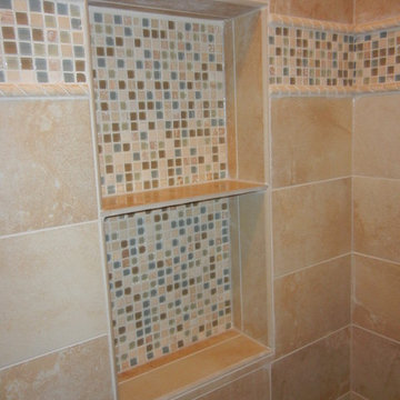 Custom Tile Niche in Master Bathroom Shower - Marietta, GA 30062