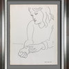 Henri Matisse Lithographs, Original Lithograph, Monique, Catalogue, Framed