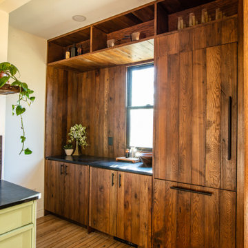 Philly House | Custom Millwork w integrated fridge