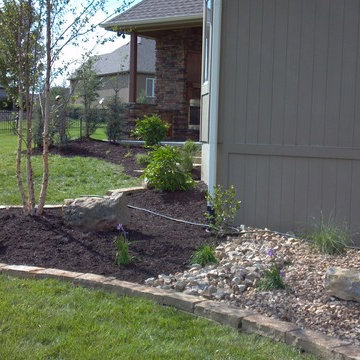 Landscaping for outdoor living room
