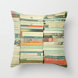Bookworm Throw Pillow/Cover - Decorative Pillows