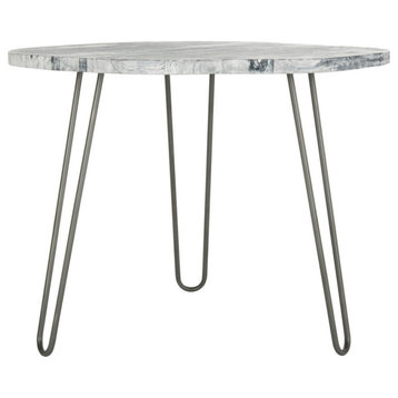 Suzzie Wood Top Dining Table Grey / Whitewash