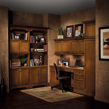 Merillat Classic® Lariat in Maple Sable with Ebony Glaze Office