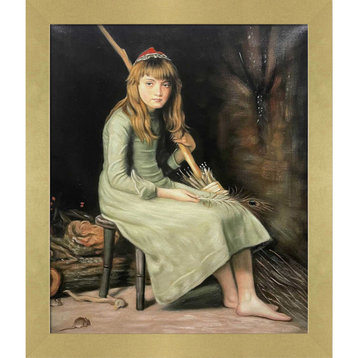 La Pastiche Cinderella with Semplice Specchio Frame, 24" x 28"