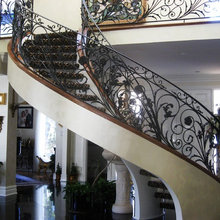 Iron stairs