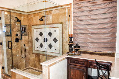 This is an example of a traditional bathroom in Dallas.