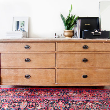 My Houzz: Soothing Blues and Organic Style in a 1912 Fixer-Upper
