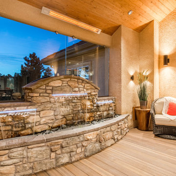 Black Forest Retreat -- Envision Distinction Spiced Teak composite decking