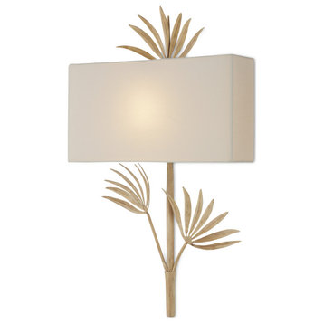 One Light Wall Sconce, Coco Cream/Ivory