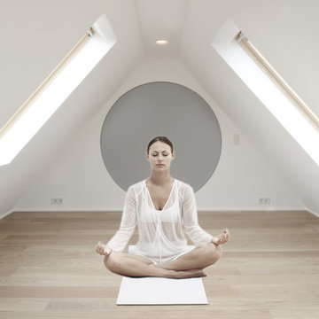 Meditationsraum unterm Dach