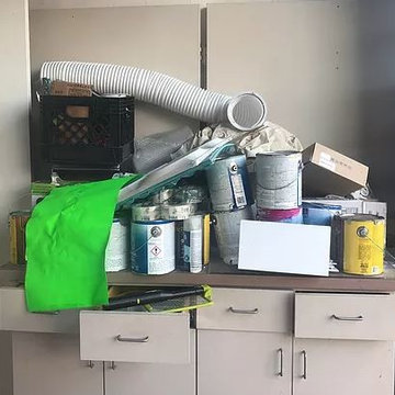 Gift Wrap Center Makeover