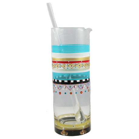 Mosaic Carnival Martini Pitcher