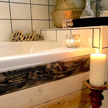 Upcycled Bathroom on a Budget