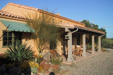 Tuscan exterior home photo in Santa Barbara