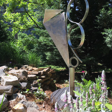Contemporary Stainless Steel Sculpture