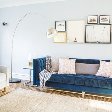 MAINLINE FEMININE MEETS MASCULINE LIVING ROOM