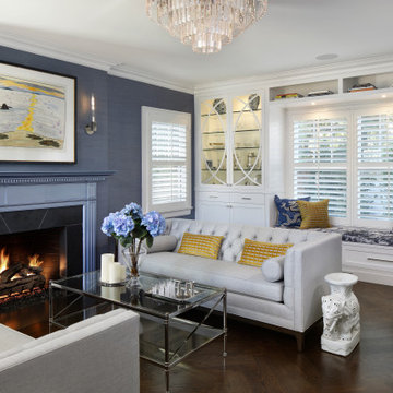 Colonial Revival - Living rm, transitional
