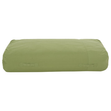 Judith Indoor Water Resistant 6'x3' Lounger Bean Bag, Green