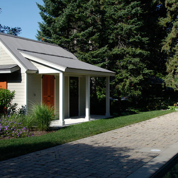 Backyard Pool Shed