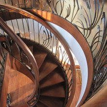 Double-Helix Staircases Twist Tradition