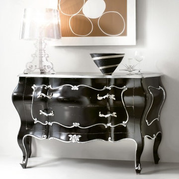 Home & Glamour Black PN.14.034 Chest of Drawers