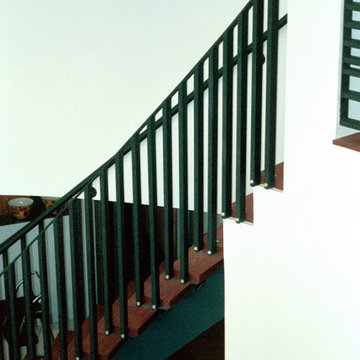 Powder Coated Steel Stair Unit