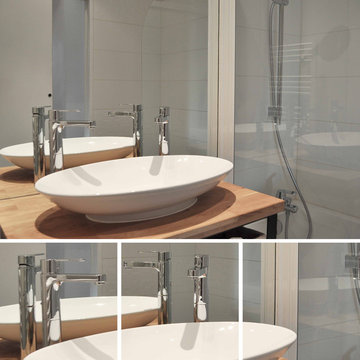 Une salle de bain contemporaine