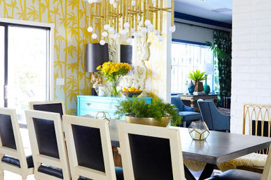 Trendy dining room photo in Los Angeles