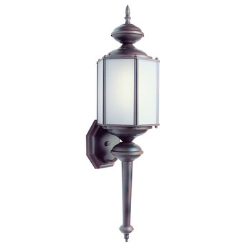 Forte 1-LT Fluorescent Outdoor Lantern 10021-01-32, Antique Bronze